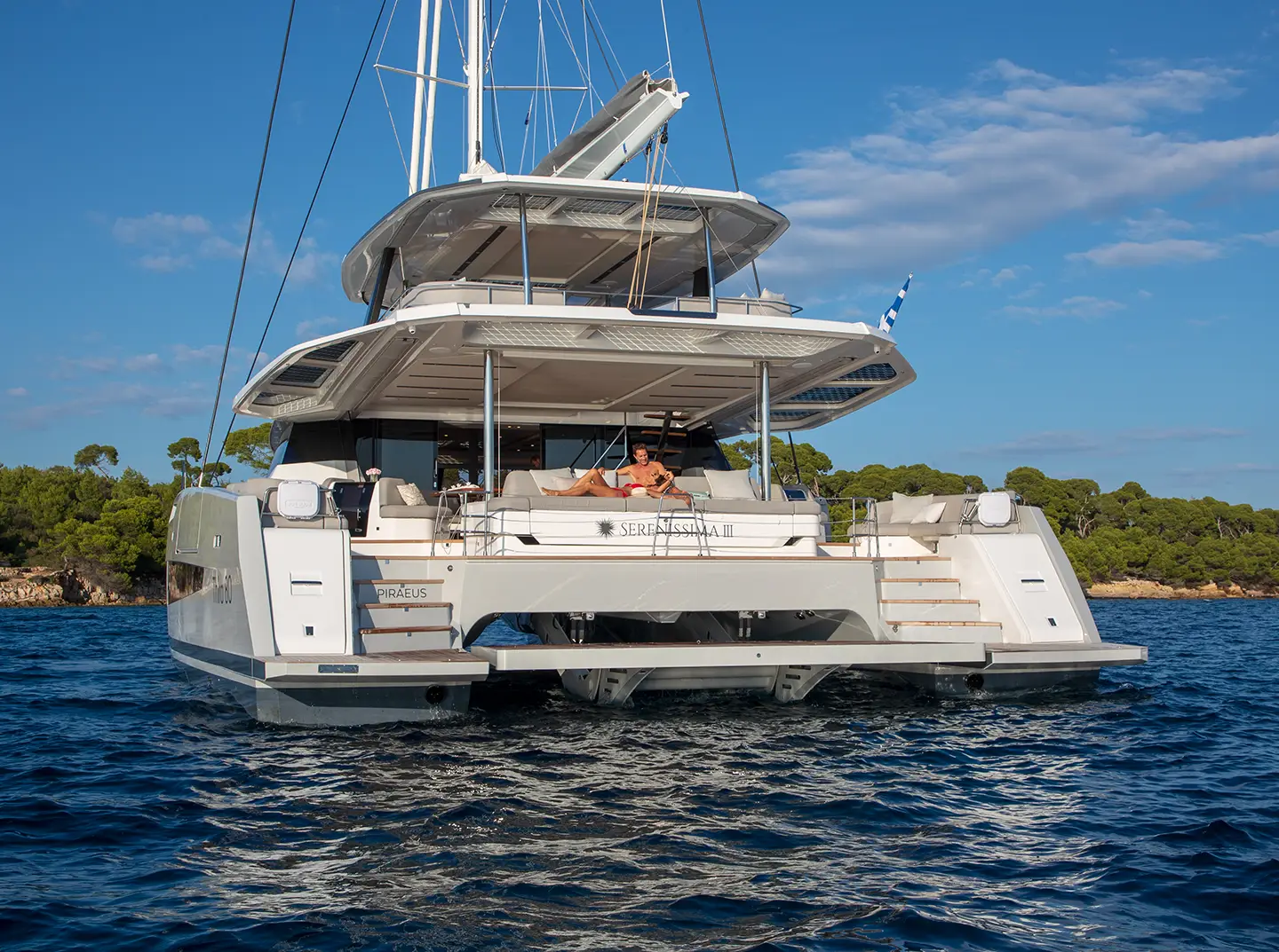 Sailing in Aegean Sea