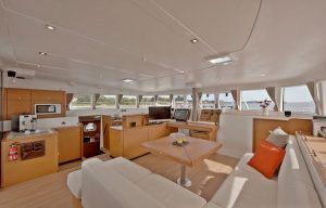 Lagoon 500 Crewed Luxury Catamaran Charter Greece