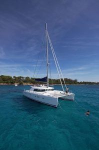 Lagoon 500 Crewed Luxury Catamaran Charter Greece