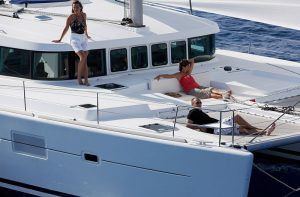 Lagoon 500 Crewed Luxury Catamaran Charter Greece