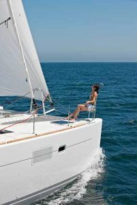 Lagoon 450 Sailing Catamaran for bare boat and skippered charters in Greece by Catamaran Charter Greece.