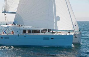 Lagoon 450 Sailing Catamaran for bare boat and skippered charters in Greece by Catamaran Charter Greece.