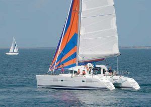 Lagoon 380 catamaran Charter Greece