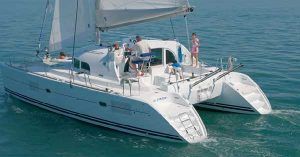 Lagoon 380 catamaran Charter Greece