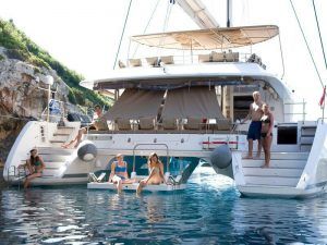 Lagoon 560 Luxury Catamaran charter Greece