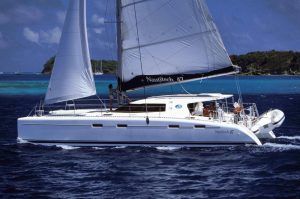 Nautitech 47 catamaran charter Greece