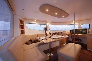 Salina 48 catamaran charter Greece