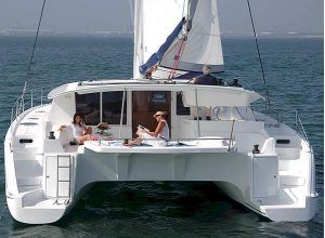 Salina 48 catamaran charter Greece