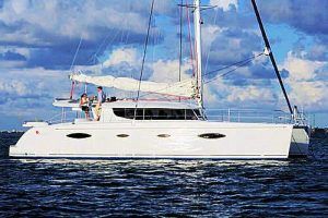 Salina 48 catamaran charter Greece