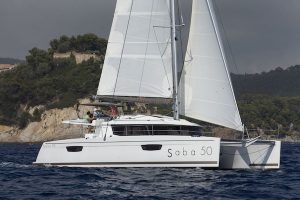 Saba 50 Catamaran Charter Greece