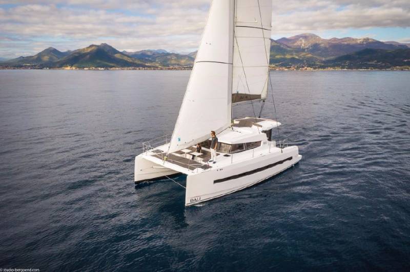 Bali 4 0 sailing catamaran yacht charter Greece rental 1