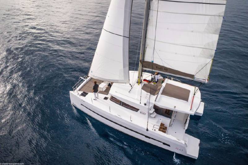 Bali 4 0 sailing catamaran yacht charter Greece rental 10