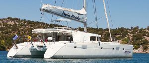 Lagoon 500 Luxury Crewed Catamaran Charter Greece