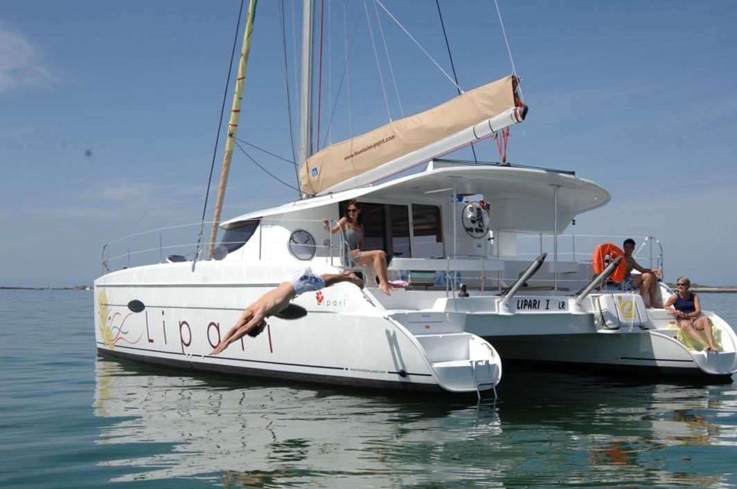 Lipari 41 Catamaran Charter Greece 4 min