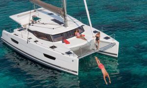 Fountain Pajot Lucia 40 Catamaran Charter Greece