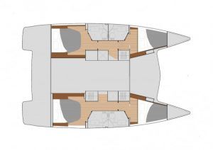 Lucia 40 Catamaran Charter Greece 6