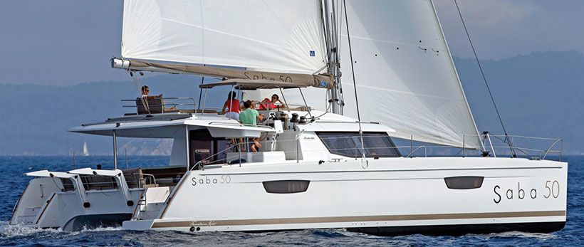 Saba 50 Catamaran Charter Greece