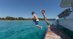 Fountain Pajot Saona 47 Catamaran Charter Greece