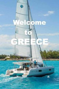 Catamaran Charter Greece mobile slide