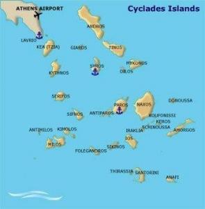 Cyclades islands Catamaran Charter Greece