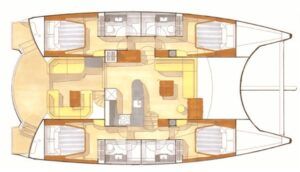 Catamaran Charter Greece Isara 45 Yacht Charter Greece New 7