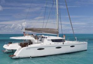 Sanya 57 Catamaran Charter Greece 1