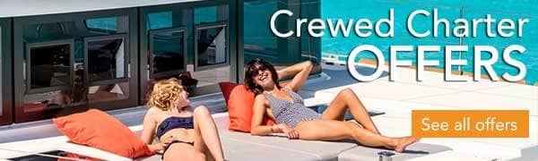 charter catamaran Greece crewed