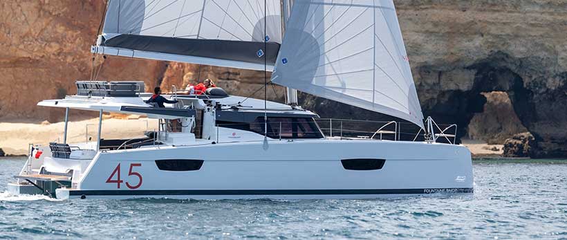 Fountaine Pajot Elba 45 Catamaran Charter Greece Main