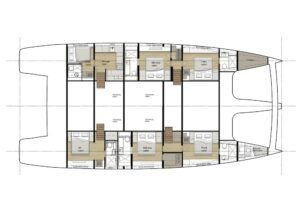 Sunreef 80 Genny Layout Catamaran Charter Greece 4