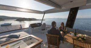 Fountaine Pajot MY 44 Power Catamaran Charter Greece 15