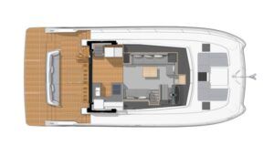 Fountaine Pajot MY 44 Power Catamaran Charter Greece 41