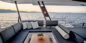 Fountaine Pajot Alegria 67 Power Catamaran Charter Greece 12