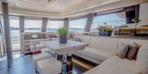 Fountaine Pajot Alegria 67 Power Catamaran Charter Greece 33