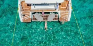 Fountaine Pajot Alegria 67 Power Catamaran Charter Greece 4