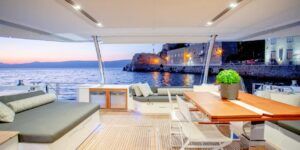 Fountaine Pajot Alegria 67 Power Catamaran Charter Greece 40