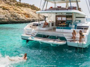 Lagoon 55 Crewed Catamaran Charter Greece 23