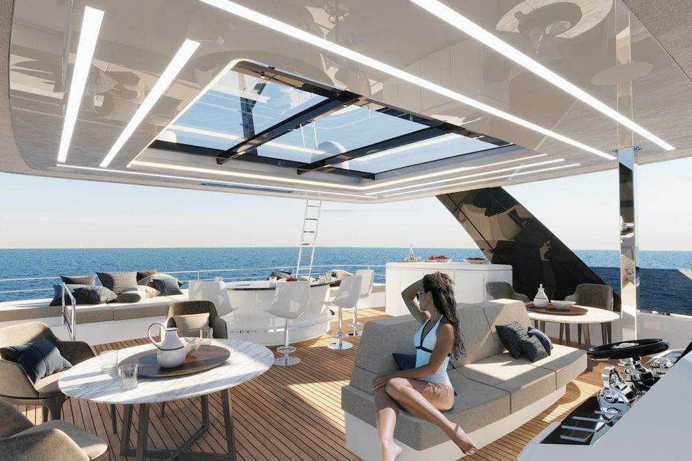Sunreef 70 power Alteya catamaran charter Greece 7