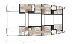 Sunreef 70 Power Alteya Catamaran Charter Greece Layout 3